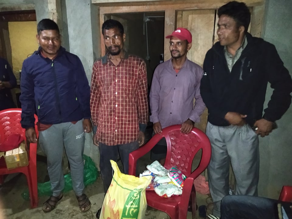 जन्मदिनमा बिपन्न परिवारलाई सहयोग