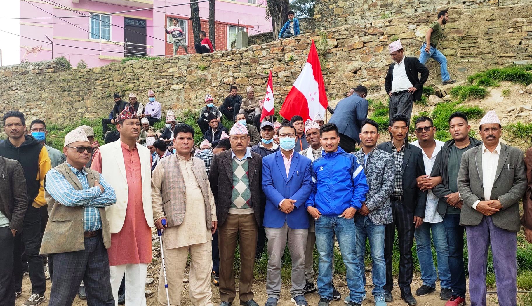 नेपाली कांग्रेस कालीकाेटकाे निर्वाचन क्षेत्र नम्बर (क) र (ख)काे अधिवेशन उद्घाटन