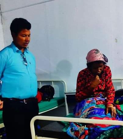 माटोको ढिस्कोले पुरिएर एकजना घाइते