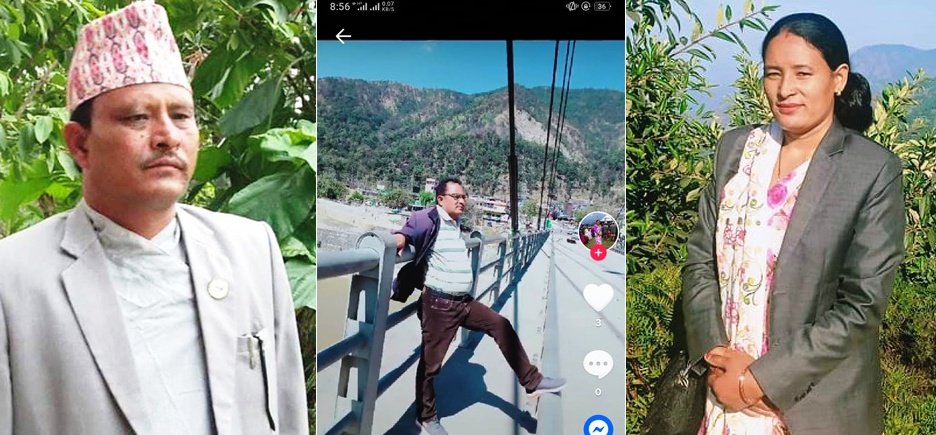 गाउँपालिका उपाध्यक्षको टिकटकमा रमाउदै कुर्मराज शाही