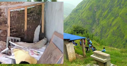 खुल्ला चौरमा पढ्न बाध्य