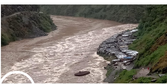 जिते बजार उच्च जोखिममा धेरै ठाउँमा पहिरो