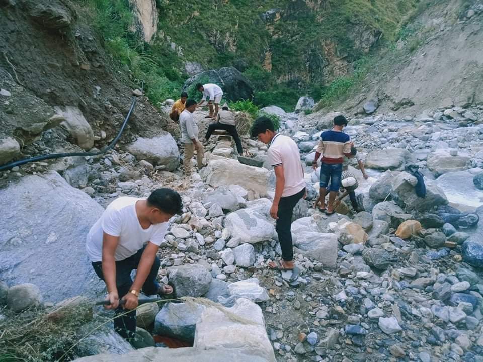 अवरुद्ध दाम्रीखाेला विद्युत सन्चालनमा